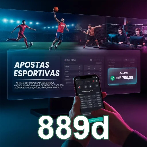 interface do aplicativo 889d com jogos rápidos e apostas esportivas.