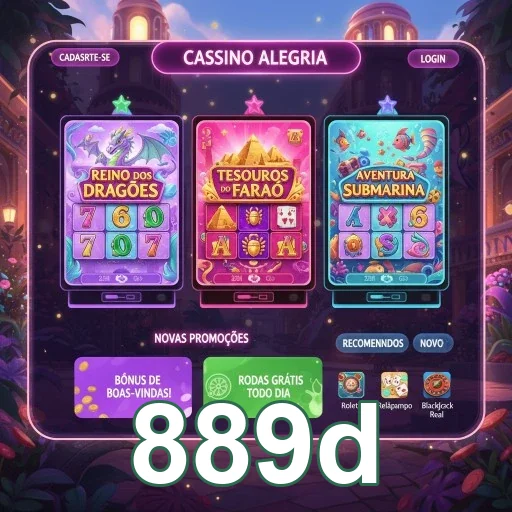 Jogador acessando o cassino virtual 889d no celular.